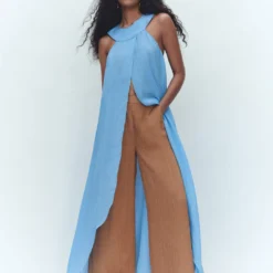 Robe Plissée Emmanchures Américaines -Promos Chaudine Magasin 57040721 52 D6