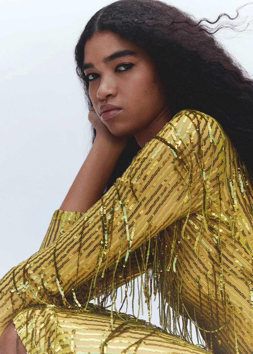 Robe Franges Métallisées 6 Robe Franges Métallisées – Image 6