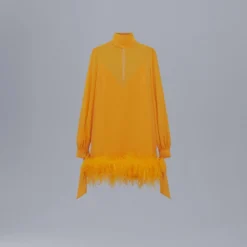 Robe Semi-transparente Plumes 15 Robe Semi-transparente Plumes -Promos Chaudine Magasin 57041175 12 B