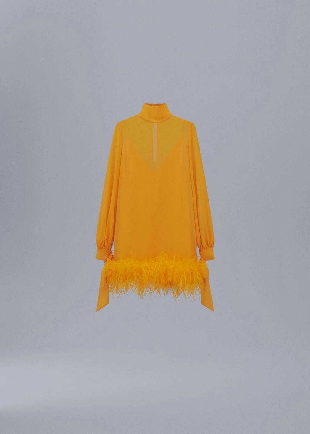 Robe Semi-transparente Plumes 8 Robe Semi-transparente Plumes – Image 8