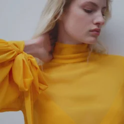 Robe Semi-transparente Plumes 11 Robe Semi-transparente Plumes -Promos Chaudine Magasin 57041175 12 D1