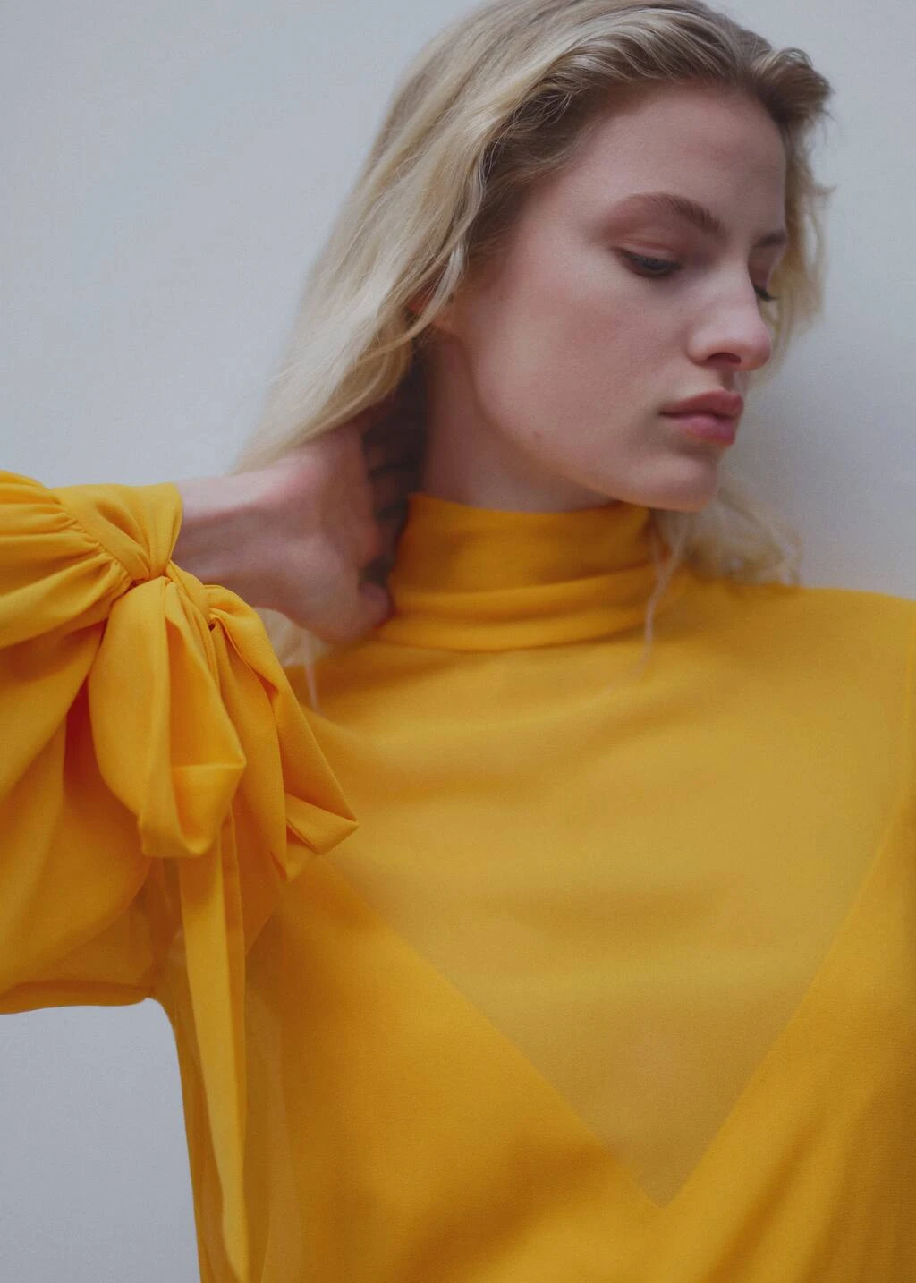 Robe Semi-transparente Plumes 4 Robe Semi-transparente Plumes – Image 4