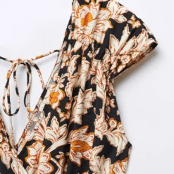 Robe Cache-cœur à Fleurs -Promos Chaudine Magasin 57042884 99 D8