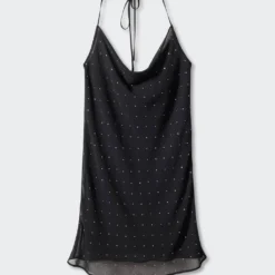 Robe Col Bénitier Strass -Promos Chaudine Magasin 57042889 99 B