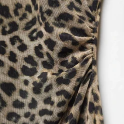 Robe Midi En Imprimé Animal -Promos Chaudine Magasin 57043804 30 D8