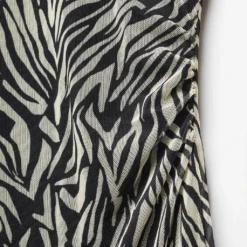 Robe Midi En Imprimé Animal -Promos Chaudine Magasin 57043804 99 D8