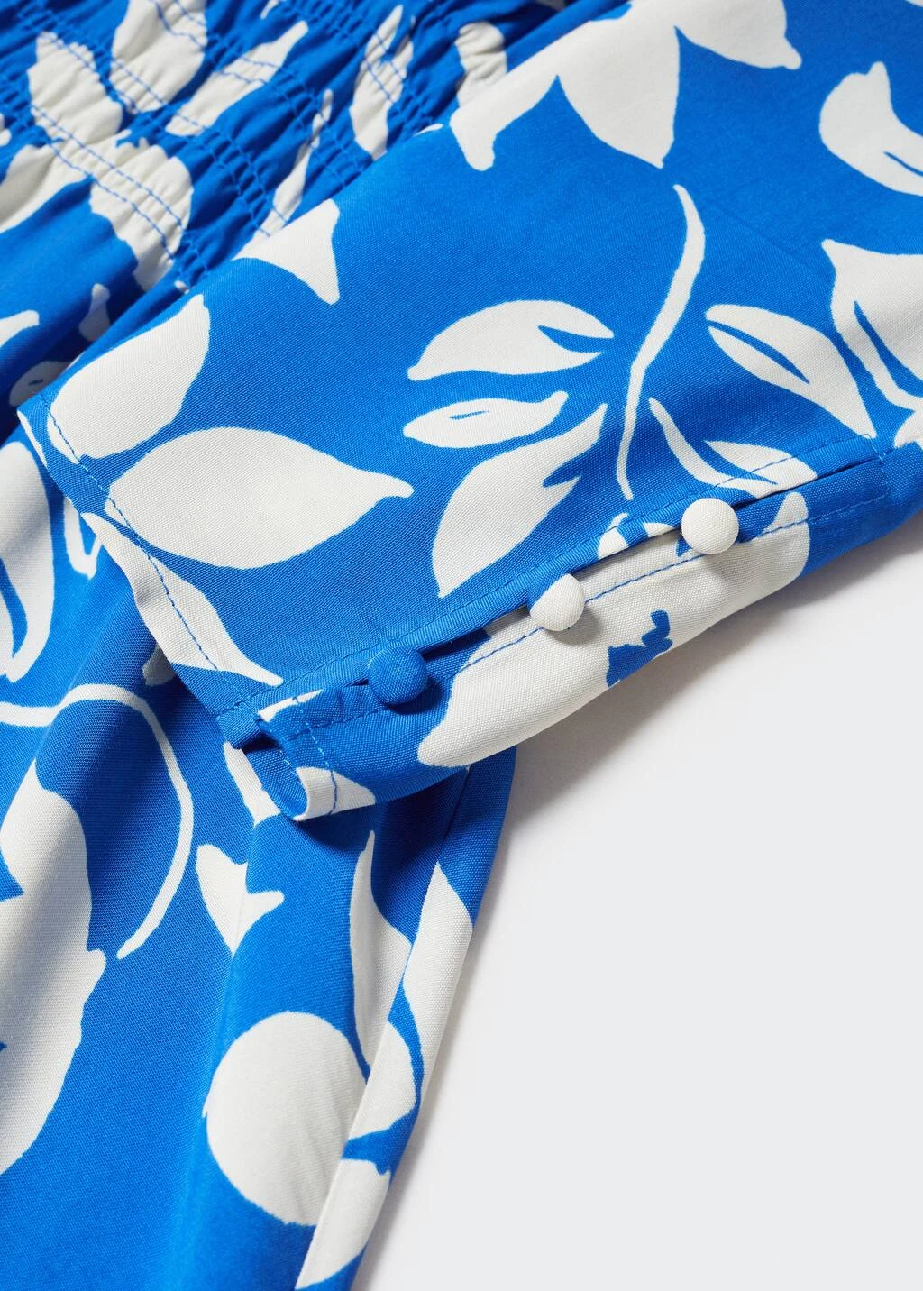 Robe Imprimée Détail Froncé 5 Robe Imprimée Détail Froncé – Image 5