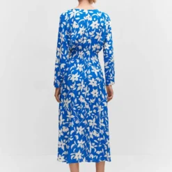 Robe Imprimée Détail Froncé 14 Robe Imprimée Détail Froncé -Promos Chaudine Magasin 57043808 52 R