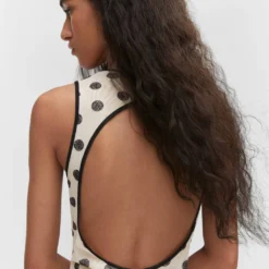 Robe Imprimée Ouverture Dos 9 Robe Imprimée Ouverture Dos -Promos Chaudine Magasin 57043817 02 D1