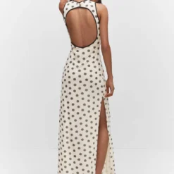 Robe Imprimée Ouverture Dos 8 Robe Imprimée Ouverture Dos -Promos Chaudine Magasin 57043817 02 R