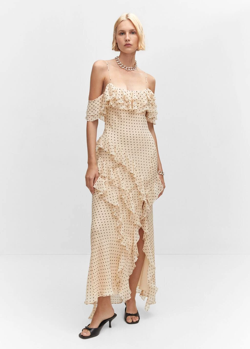 Robe à Pois à Volants 2 Robe à Pois à Volants – Image 2