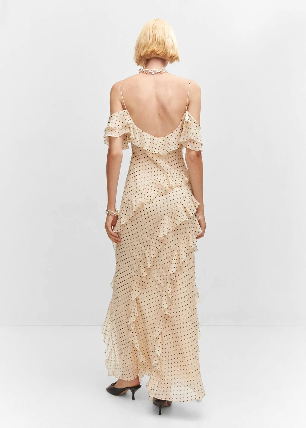 Robe à Pois à Volants 3 Robe à Pois à Volants – Image 3