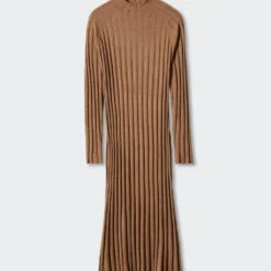 Robe Maille Côtelée Col Montant -Promos Chaudine Magasin 57044763 17 B