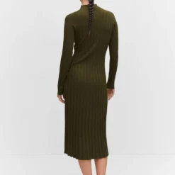 Robe Maille Côtelée Col Montant -Promos Chaudine Magasin 57044763 37 R