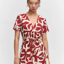 Robe Imprimée Ouvertures