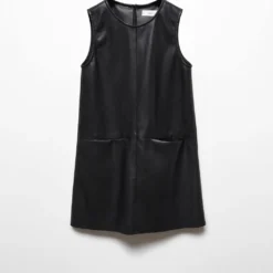 Robe Effet Cuir -Promos Chaudine Magasin 57045959 99 B