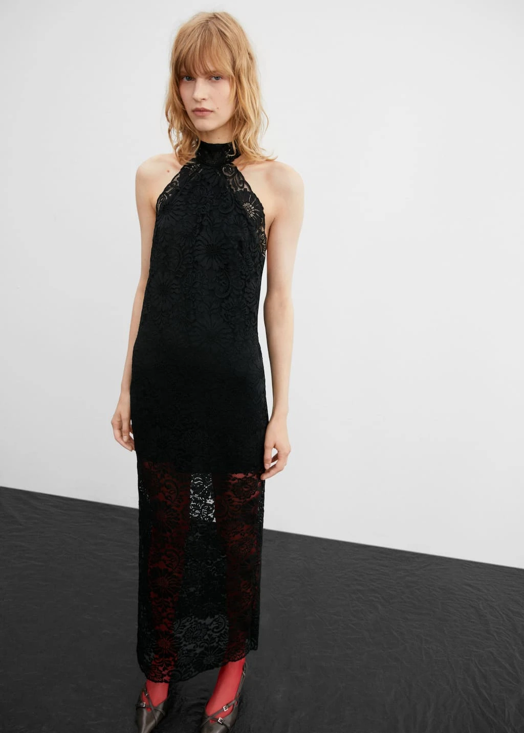 Robe Dentelle Emmanchures Américaines 2 Robe Dentelle Emmanchures Américaines – Image 2