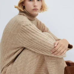 Robe Maille Côtelée Col Roulé 16 Robe Maille Côtelée Col Roulé -Promos Chaudine Magasin 57047725 06 D2