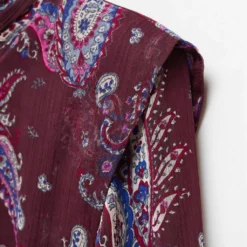 Robe Fluide En Imprimé Cachemire 12 Robe Fluide En Imprimé Cachemire -Promos Chaudine Magasin 57047729 76 D8