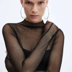 Robe Drapée Brillante -Promos Chaudine Magasin 57047732 99 D1