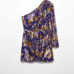 Robe Imprimée épaules Dénudées 11 Robe Imprimée épaules Dénudées -Promos Chaudine Magasin 57048268 65 B