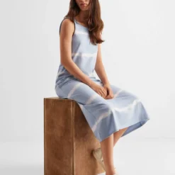 Robe Longue Rayures -Promos Chaudine Magasin 57050124 50 D2