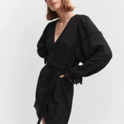 Robe Texturée Broderies 11 Robe Texturée Broderies -Promos Chaudine Magasin 57050179 99 D2