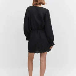 Robe Texturée Broderies 9 Robe Texturée Broderies -Promos Chaudine Magasin 57050179 99 R