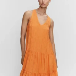 Robe évasée Texturée