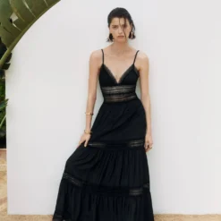 Robe Empiècements Dentelle 15 Robe Empiècements Dentelle -Promos Chaudine Magasin 57050268 99 D7