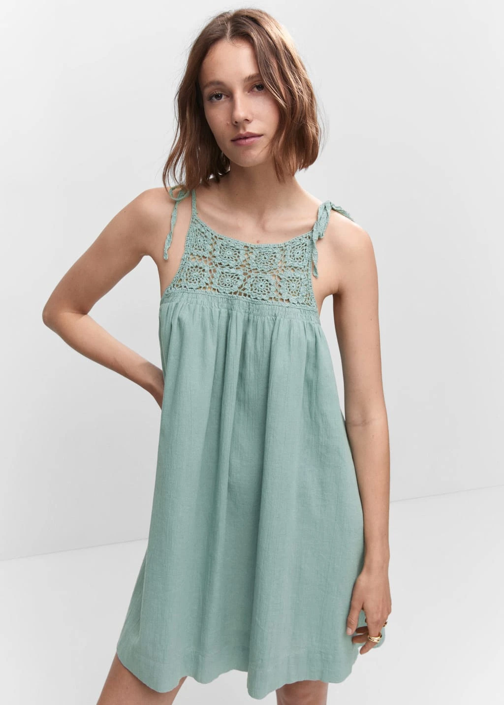 Robe Empiècements Crochet 1 Robe Empiècements Crochet