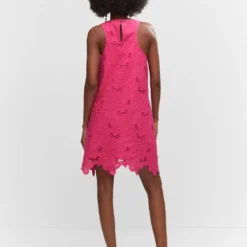 Robe Coton Détails Ajourés -Promos Chaudine Magasin 57050301 88 R