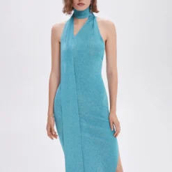 Robe Asymétrique Lurex