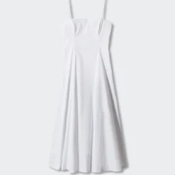 Robe Midi Détail Dos -Promos Chaudine Magasin 57050480 02 B