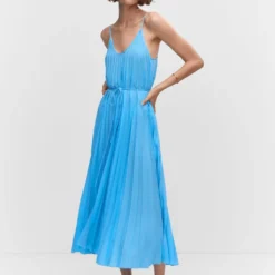 Robe Plissée Cordon -Promos Chaudine Magasin 57050483 50 99999999 01