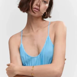 Robe Plissée Cordon -Promos Chaudine Magasin 57050483 50 D1