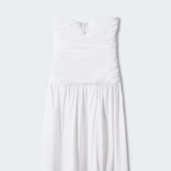 Robe Drapée Détail Métallique -Promos Chaudine Magasin 57050484 02 B