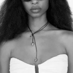 Robe Drapée Détail Métallique -Promos Chaudine Magasin 57050484 02 D1