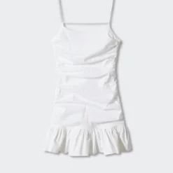 Robe Froncée Bretelles -Promos Chaudine Magasin 57050486 02 B