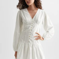 Robe Coton Boutonnée