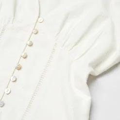 Robe Coton Boutonnée -Promos Chaudine Magasin 57053269 02 D8