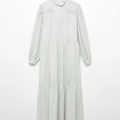 Robe Longue Détail Dentelle 13 Robe Longue Détail Dentelle -Promos Chaudine Magasin 57053810 41 B