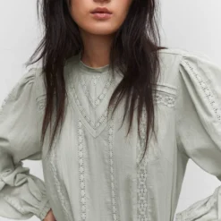 Robe Longue Détail Dentelle 10 Robe Longue Détail Dentelle -Promos Chaudine Magasin 57053810 41 D1