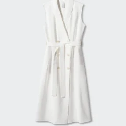 Robe Cache-cœur Boutons -Promos Chaudine Magasin 57053811 01 B