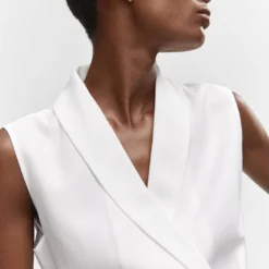 Robe Cache-cœur Boutons -Promos Chaudine Magasin 57053811 01 D1