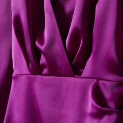 Robe Chemise Satinée Croisée 12 Robe Chemise Satinée Croisée -Promos Chaudine Magasin 57054433 65 D8