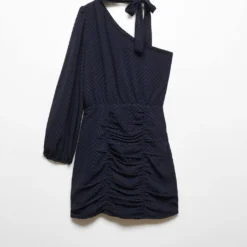 Robe Asymétrique Drapée -Promos Chaudine Magasin 57054768 69 B