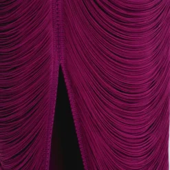 Robe Asymétrique Franges -Promos Chaudine Magasin 57054784 65 D8