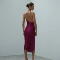 Robe Asymétrique Franges -Promos Chaudine Magasin 57054784 65 R