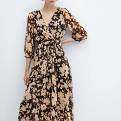 Robe Fluide à Imprimé Floral